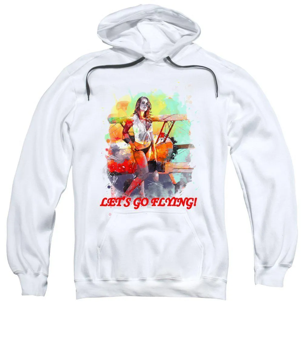 Let's Go Flying Girl - Sweatshirt