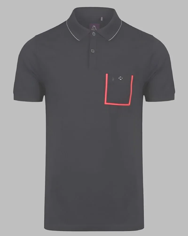 Luke 1977 DR DOLOADS Tape Pocket Polo Jet Black