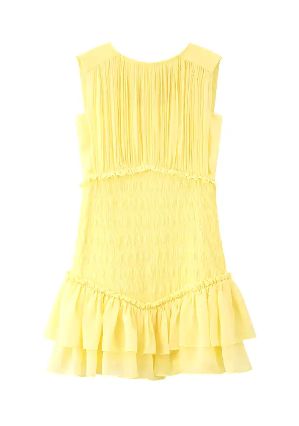 Marlo Kids Willow Dress - Lemon