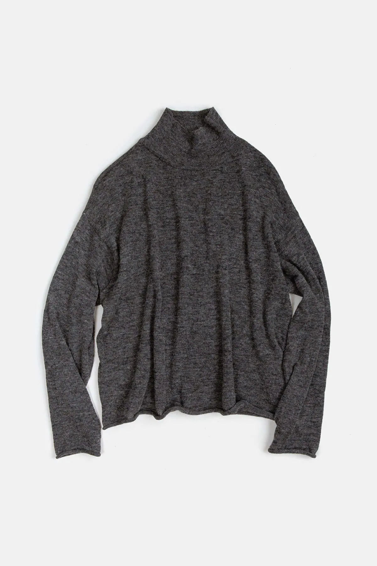 Matilda Alpaca Turtleneck - Ash