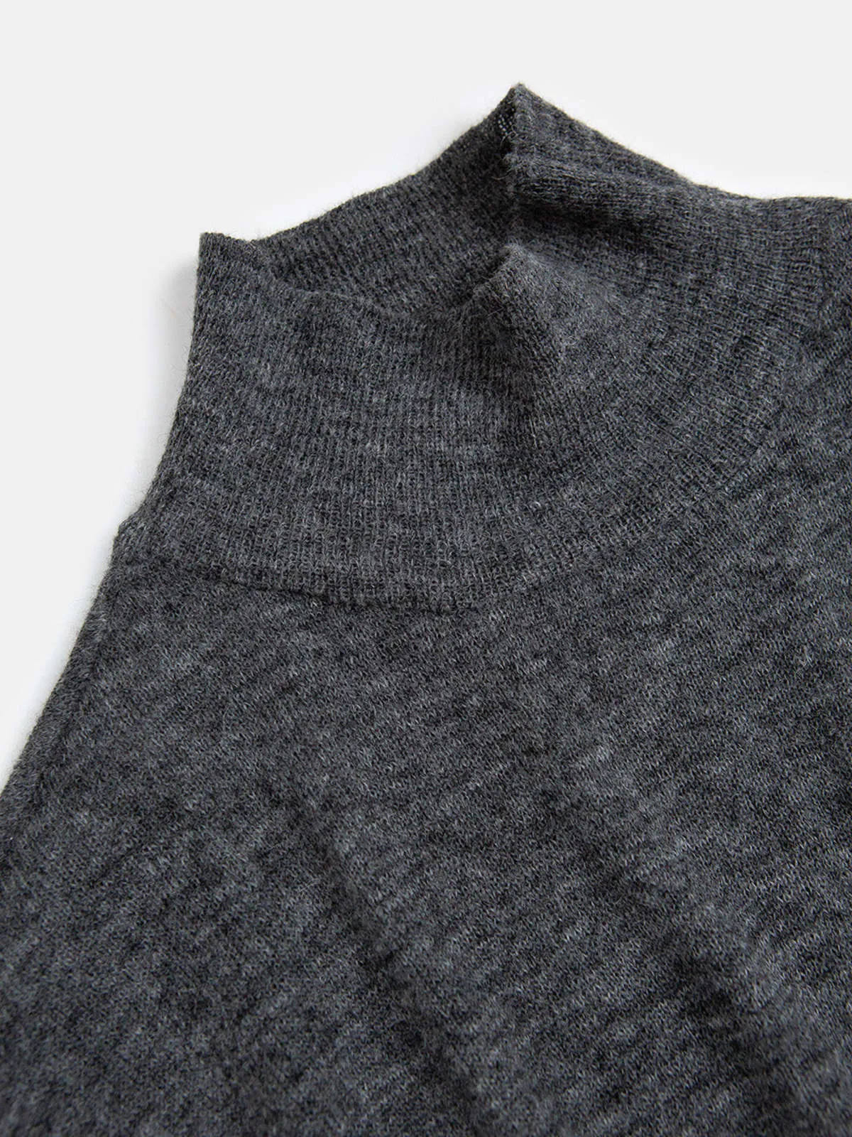 Matilda Alpaca Turtleneck - Ash