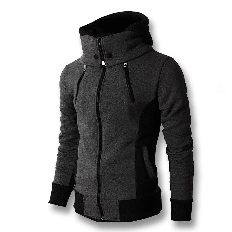 Men Hooded Jackets Sportswear Sweatshirts Hoodies Zipper Men's Casual Slim Fit Hoodies Hip Pop Tracksuits Casual SM6