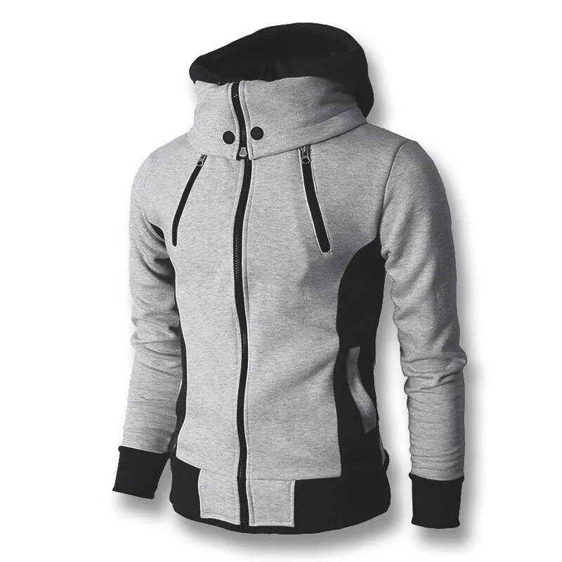 Men Hooded Jackets Sportswear Sweatshirts Hoodies Zipper Men's Casual Slim Fit Hoodies Hip Pop Tracksuits Casual SM6