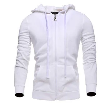 Men Hoodies Sweatshirts Cardigans Hooded Jackets Men's Casual Slim Fit Large Size Sportswear Zipper Hoodies Men SM6