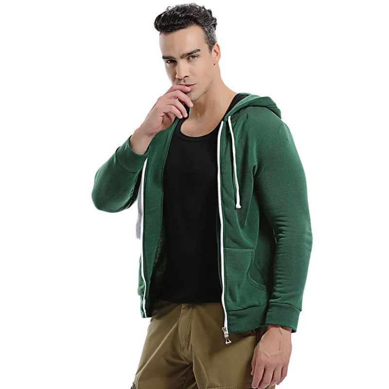 Men Hoodies Sweatshirts Cardigans Hooded Jackets Men's Casual Slim Fit Large Size Sportswear Zipper Hoodies Men SM6