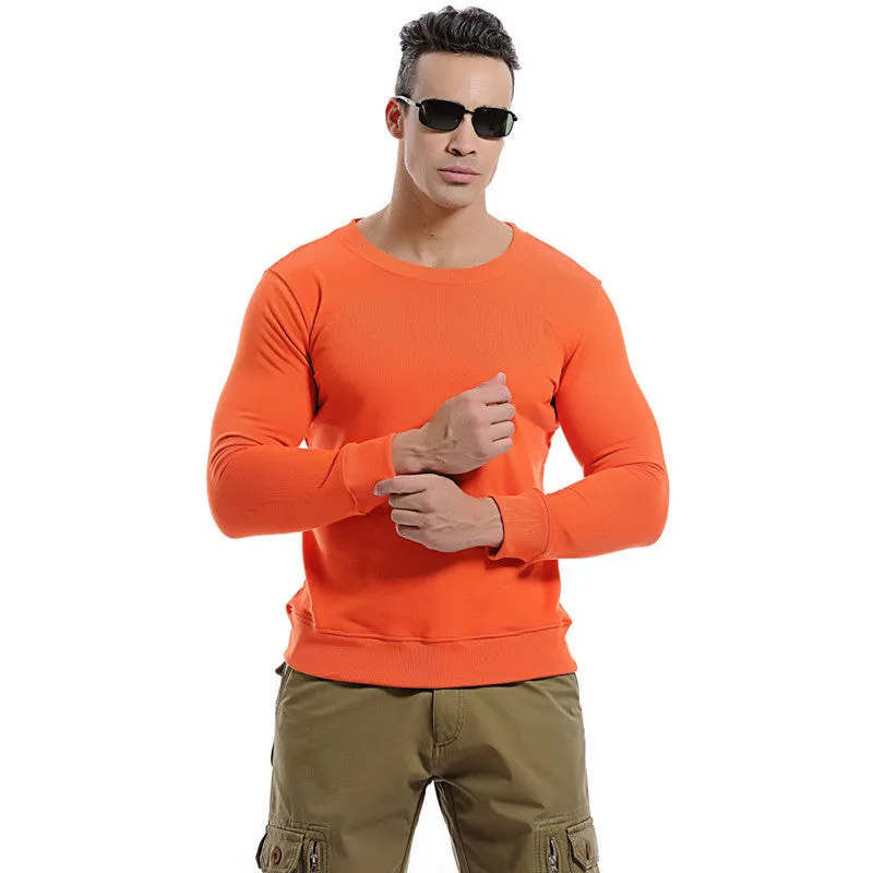 Men Pullovers and Sweatshirts Men's Casual Slim Fit Large Size O Neck Sweatshirts Sportswear Hoodies Hooded Men SM6