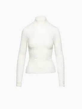 Mesh Lace Turtleneck