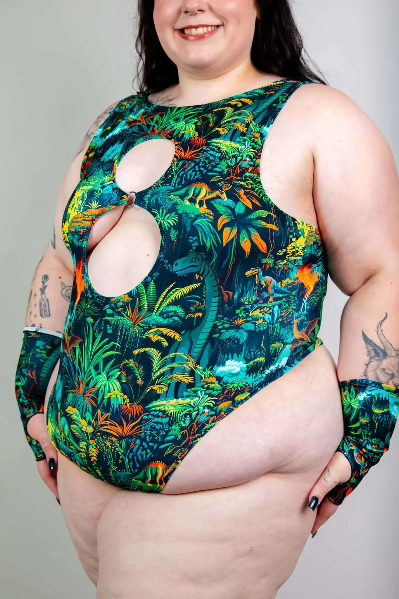 Mesozoic Keyhole Bodysuit