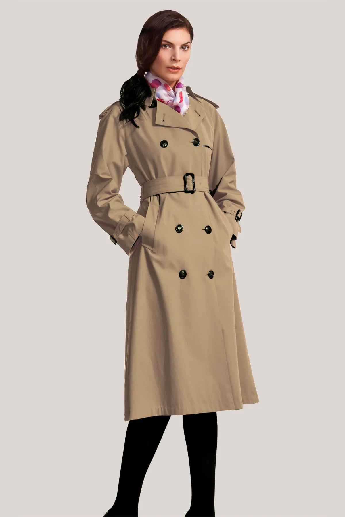 MONICA Classic Water Repellent Trench Coat