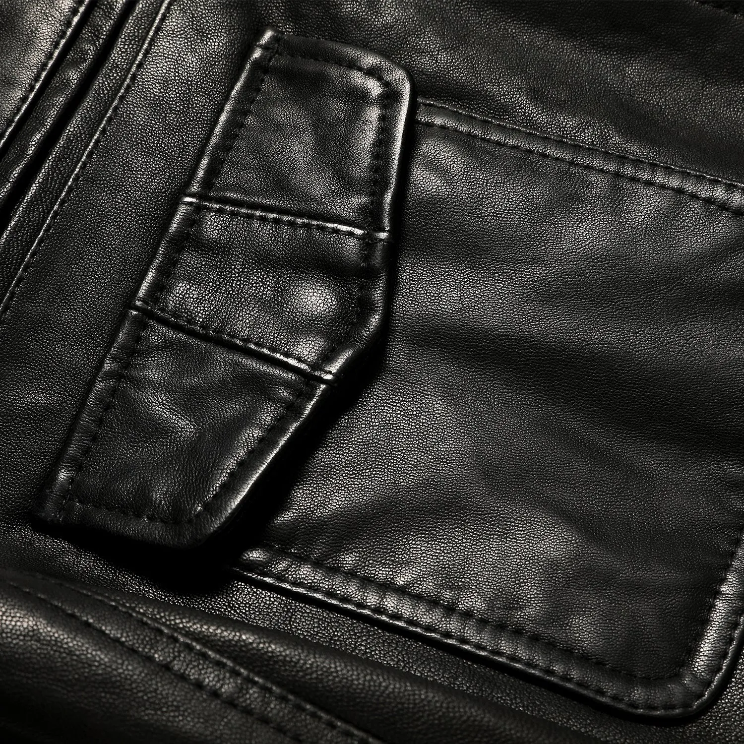 Motorcycle Jacket – Blacky Hoodie Lambskin Leather Jacket