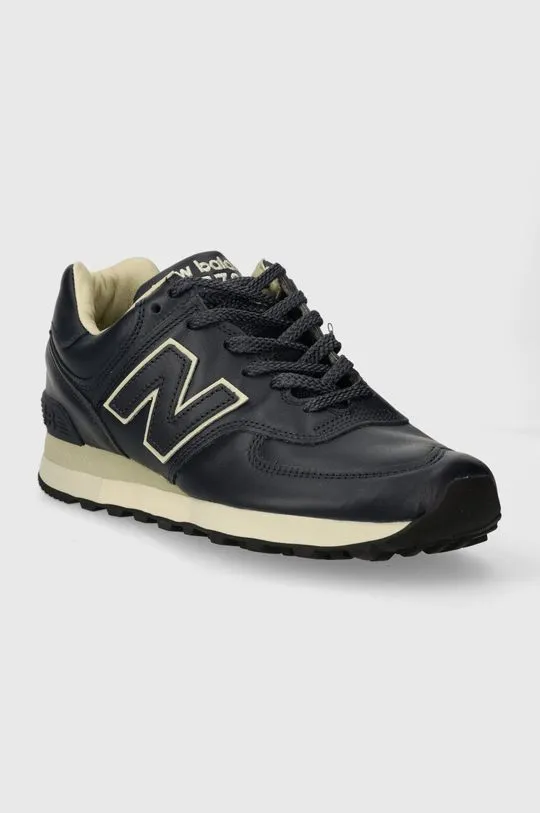 New Balance leather sneakers Made in UK navy blue color OU576LNN