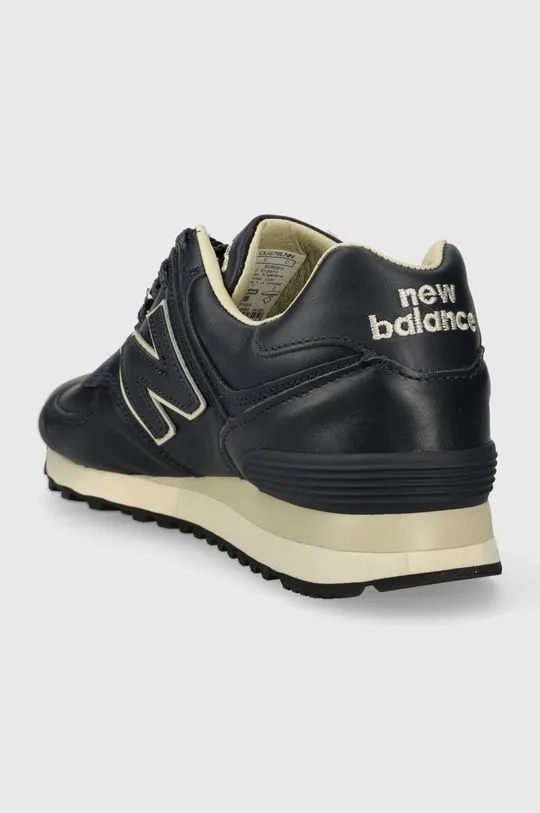 New Balance leather sneakers Made in UK navy blue color OU576LNN