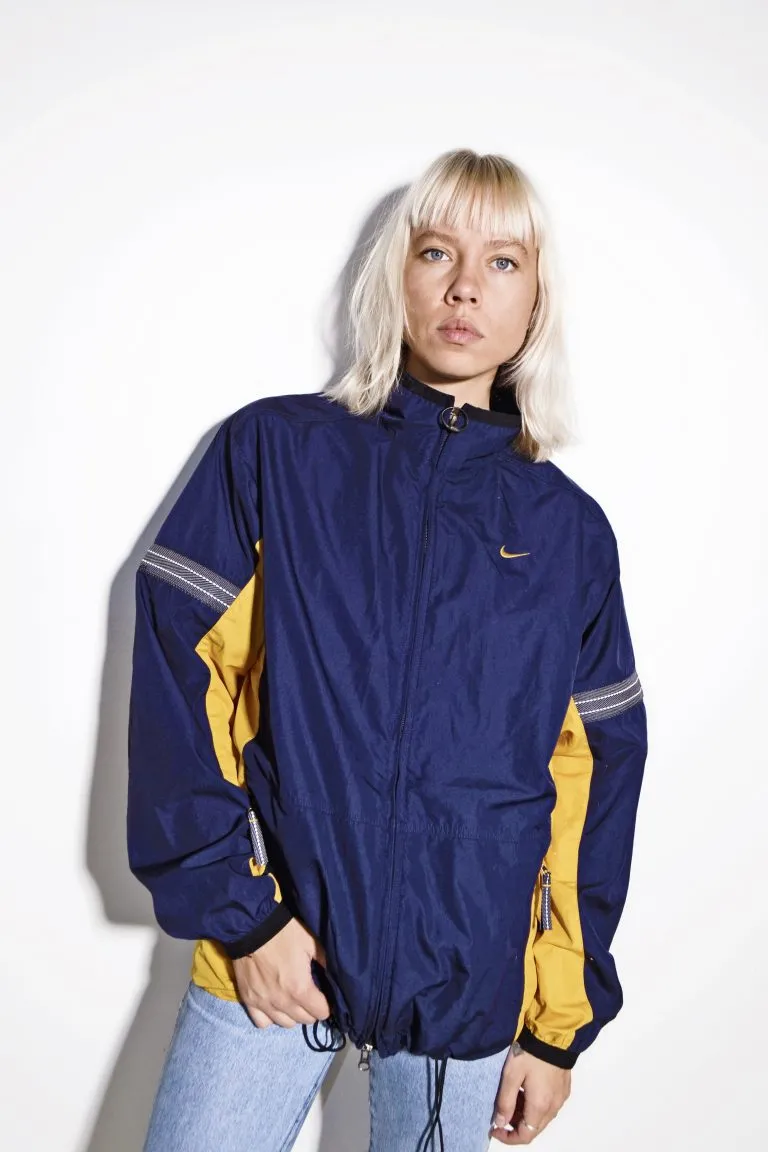 Nike vintage windbreaker blue