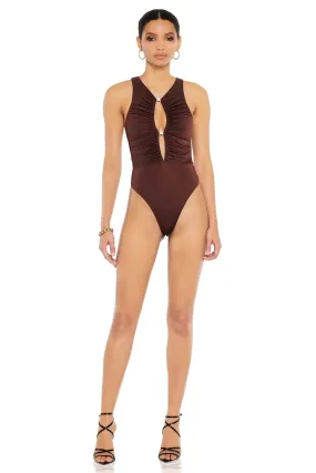 Nookie Clique Bodysuit - Cocoa