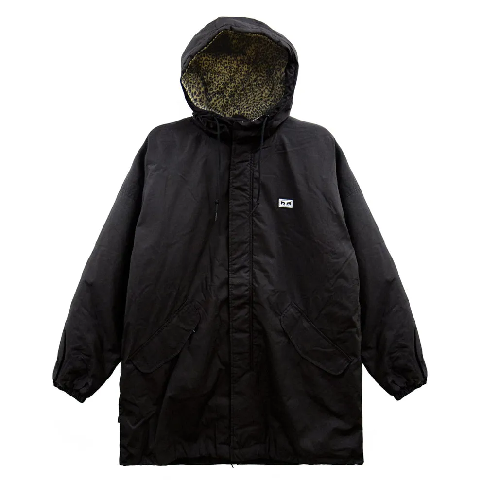 OBEY MORPHINE BOX PARKA // BLACK