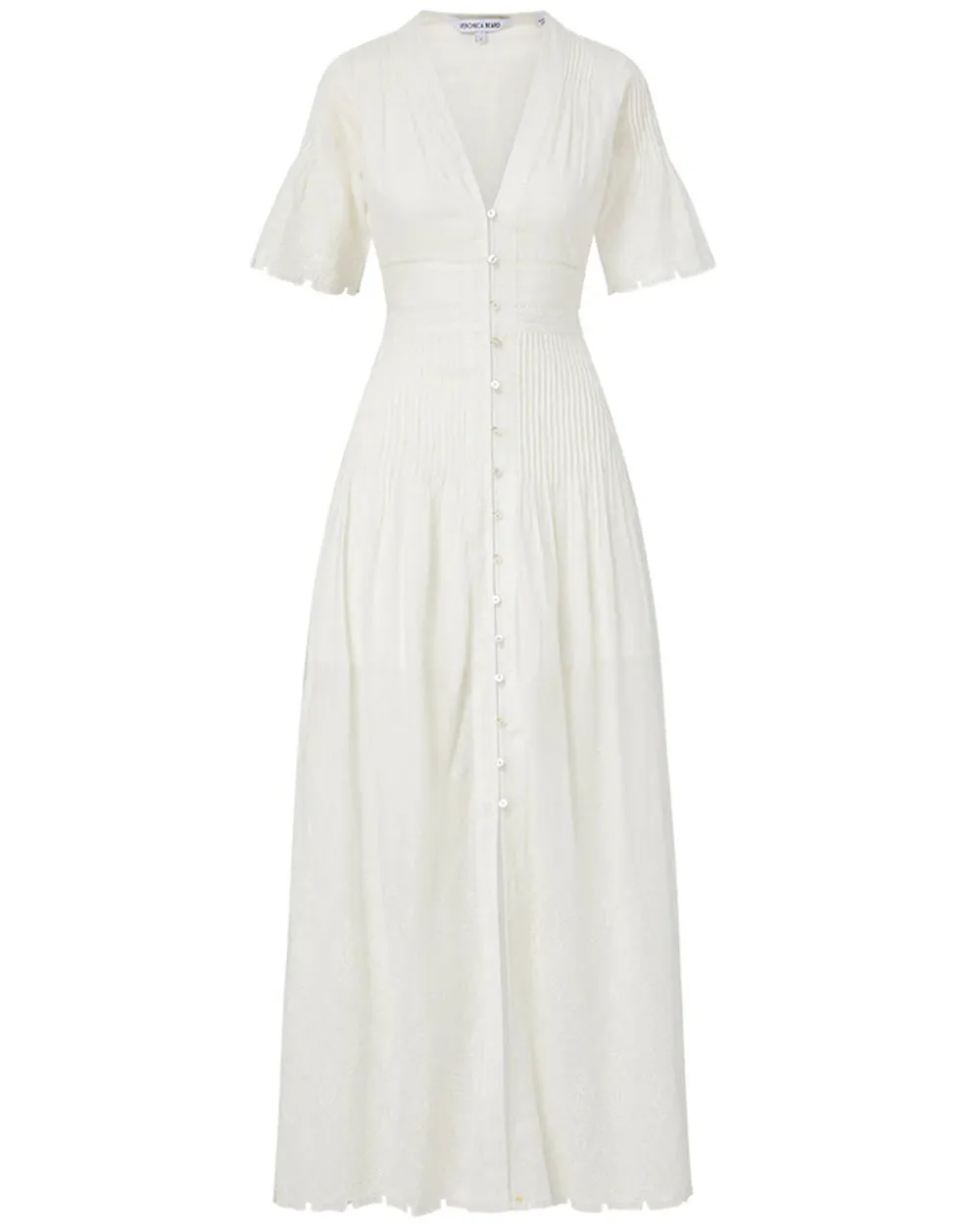 Off White Eyelet Arushi Dress