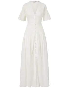 Off White Eyelet Arushi Dress