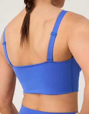 OFFLINE By Aerie Real Me Hold Up! Corset Sports Bra-