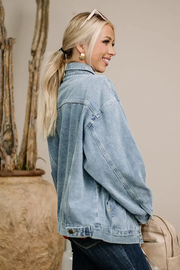 Out Of The Box Denim Jacket | Lightwash