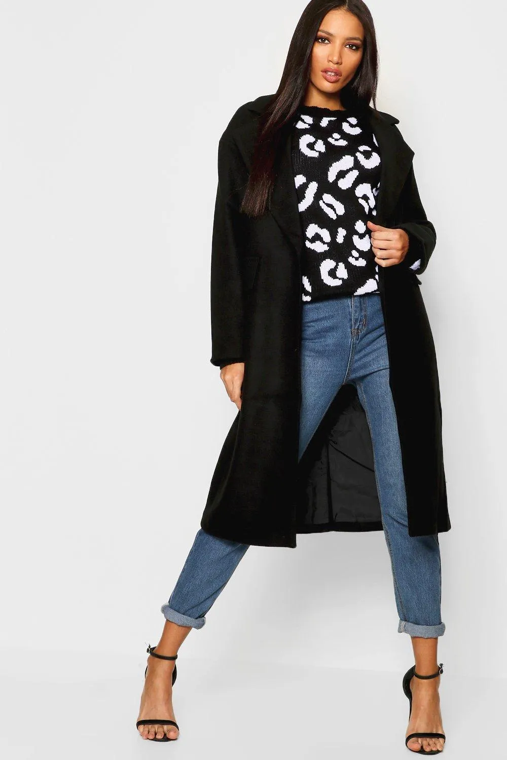 Oversized Collar Coat