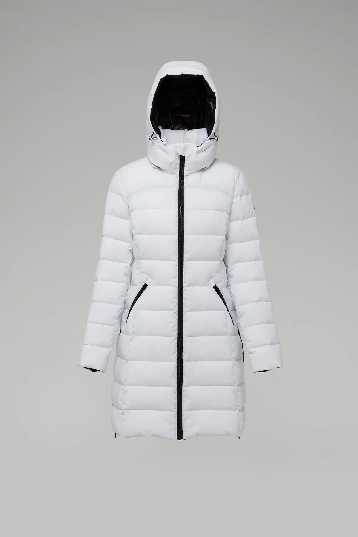 Packable Lightweight Puffer Coat with Hood