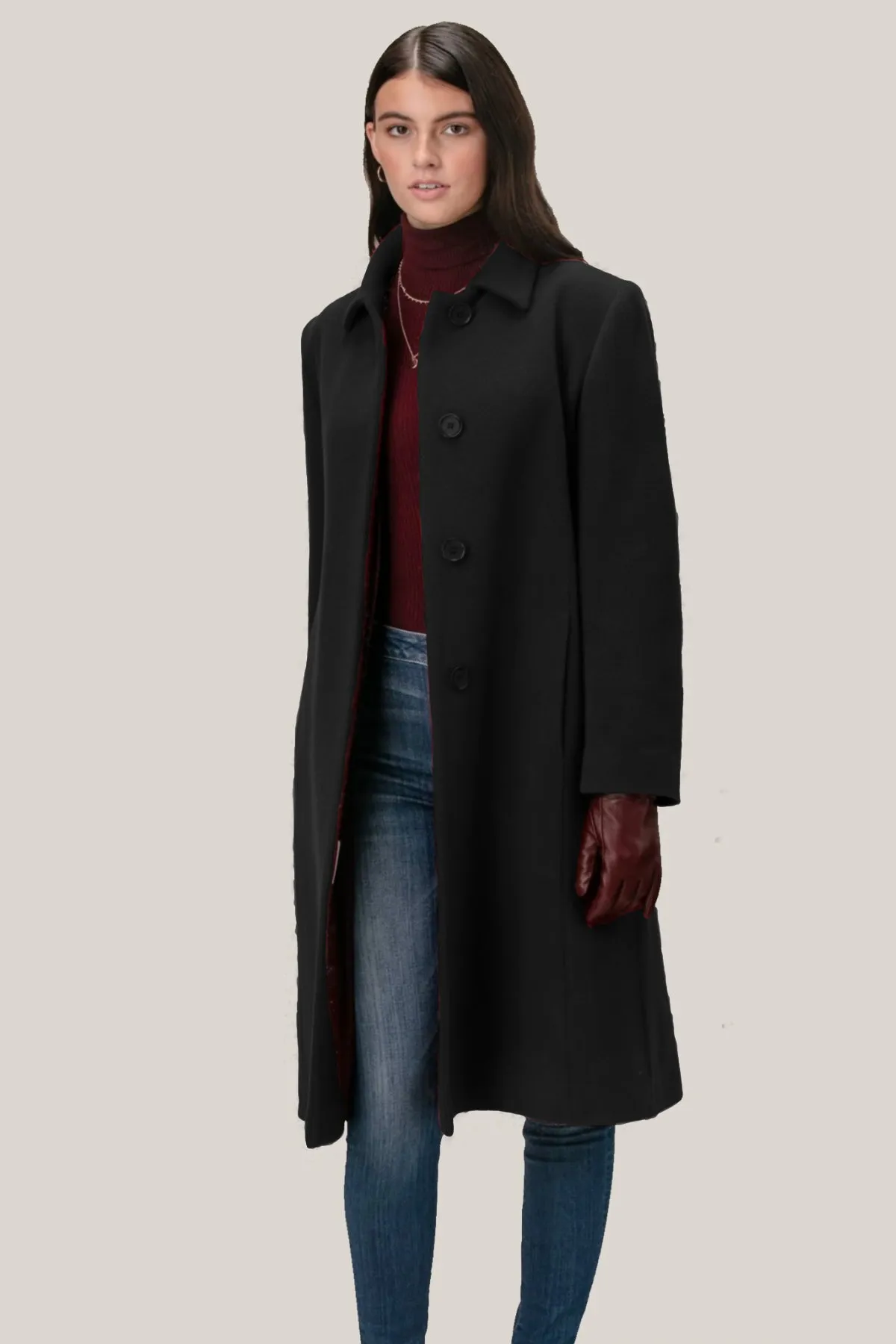 PAMELA Wool & Cashmere 3/4 Coat 3448