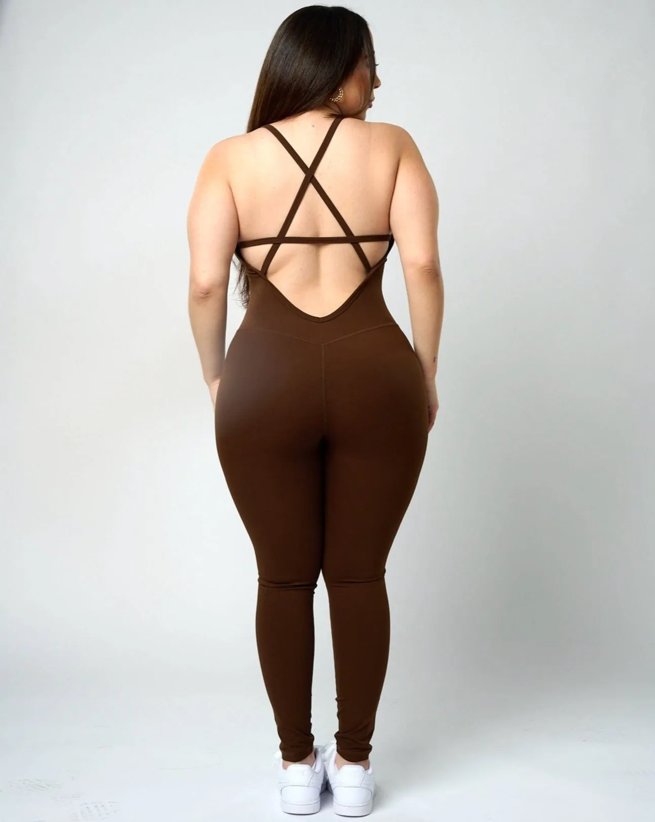 Patria Sculpted Bodysuit - Brown