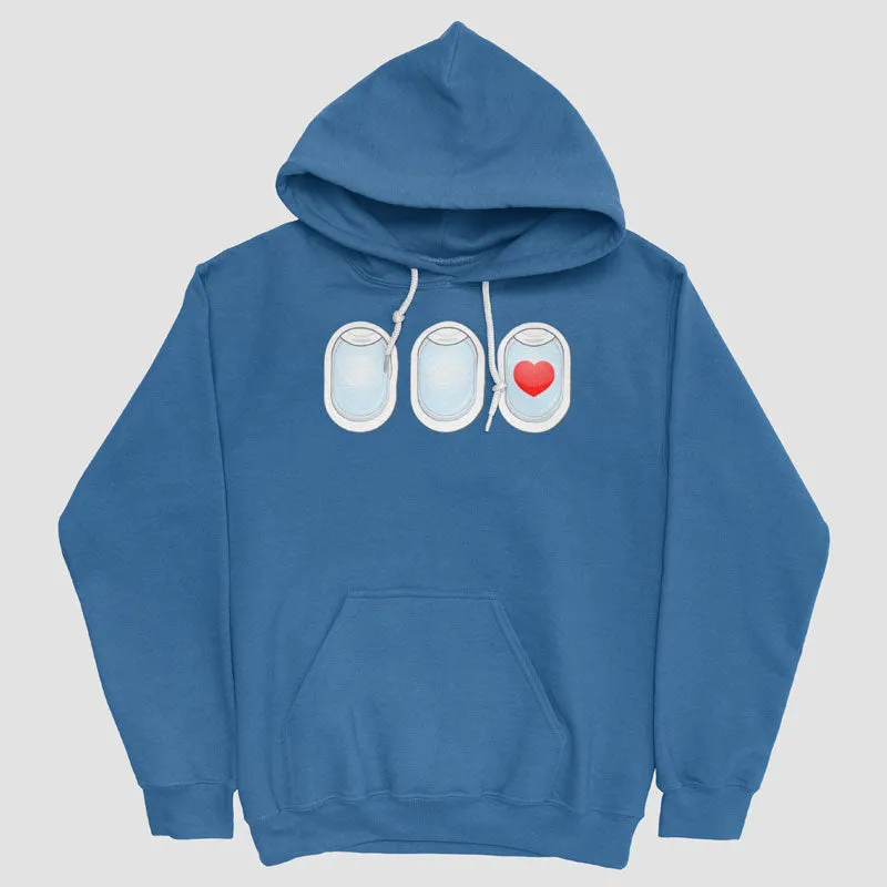 Plane Windows Heart - Pullover Hoody