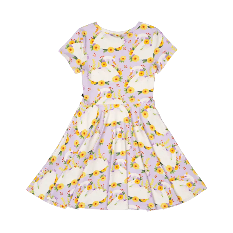 Rock Your Baby Princess Swan Waisted Dress