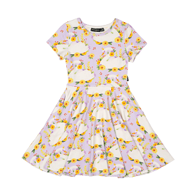 Rock Your Baby Princess Swan Waisted Dress