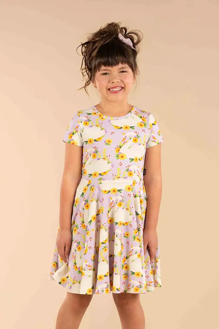 Rock Your Baby Princess Swan Waisted Dress