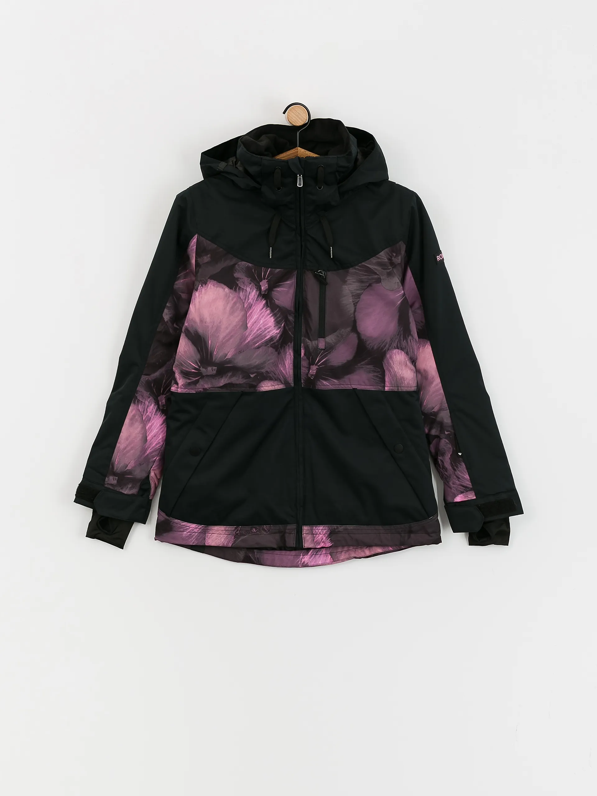 Roxy Presence Parka Snowboard jacket Wmn (true black pansy pansy)