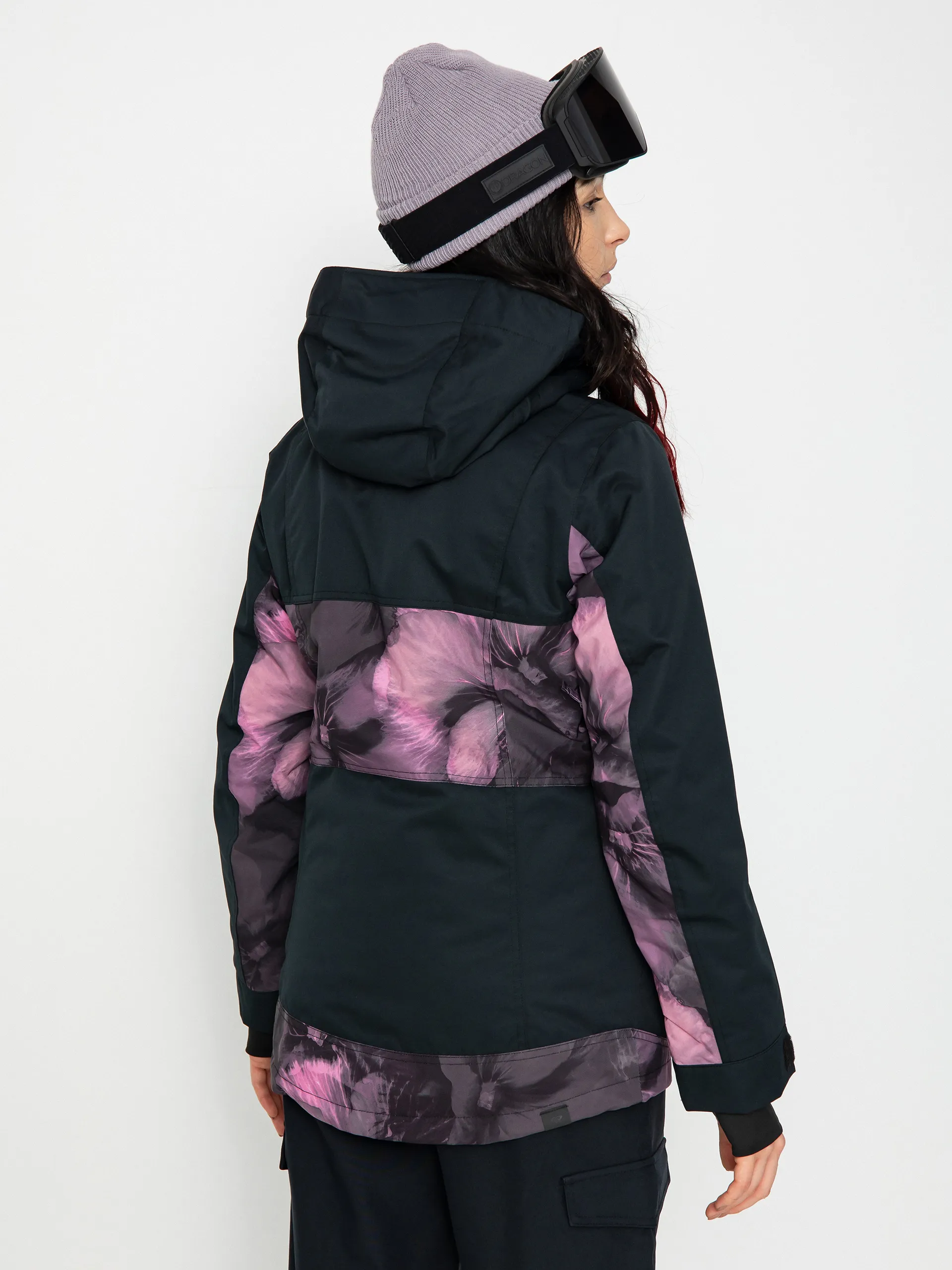 Roxy Presence Parka Snowboard jacket Wmn (true black pansy pansy)