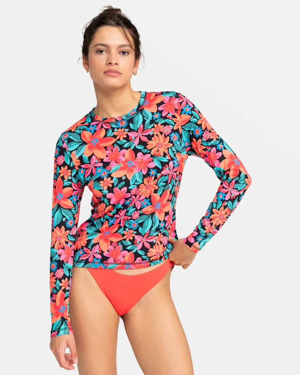 ROXY SEA SKIPPIN LONG SLEEVE RASHGUARD