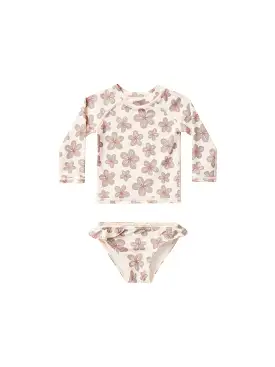 Rylee & Cru - Hibiscus Maryn Rash Guard Set