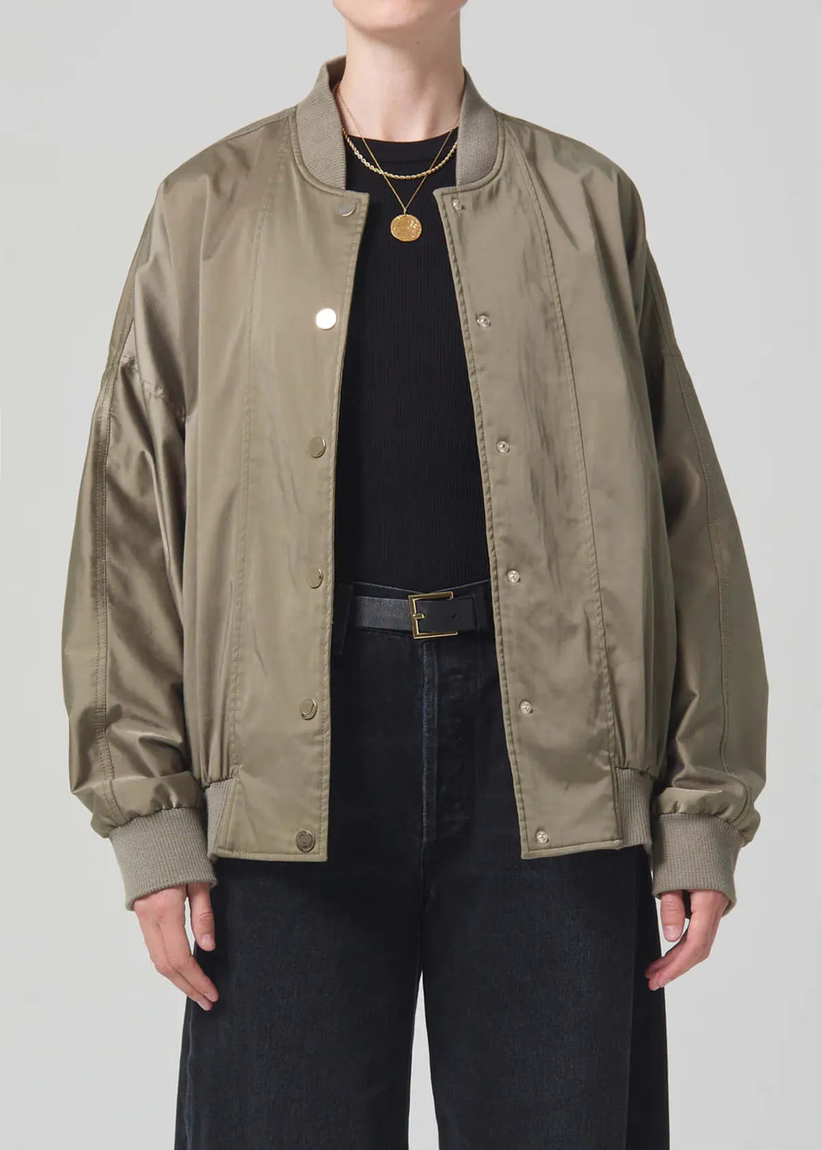 Sasha Bomber Jacket - Olivine