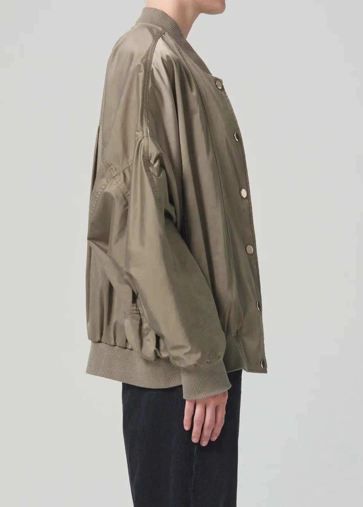 Sasha Bomber Jacket - Olivine