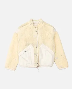 Sherpa Denim Bomber Jacket