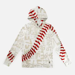 SLF Old Baseball Pattern Hoodie