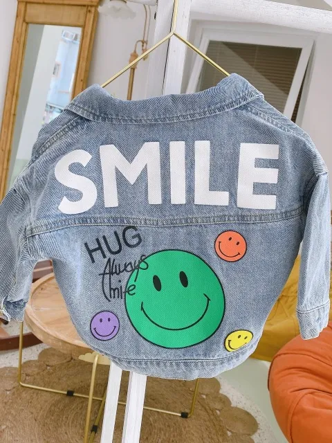 Smiley Face Denim Jacket