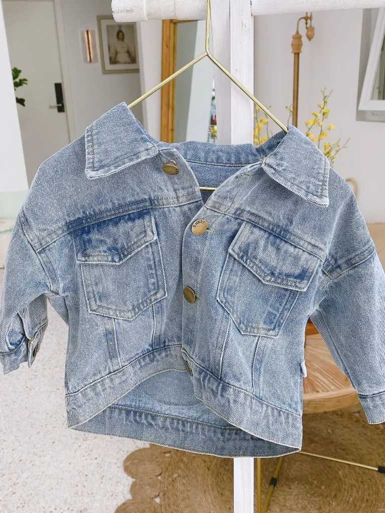 Smiley Face Denim Jacket