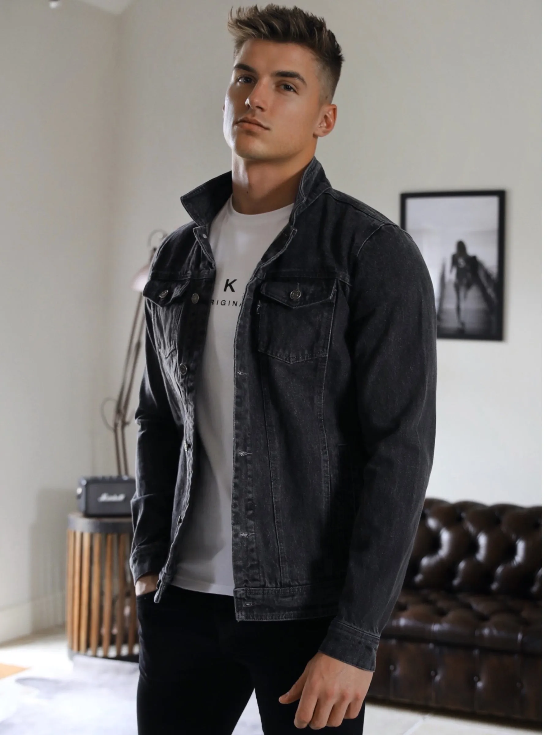 Soho Denim Jacket - Grey