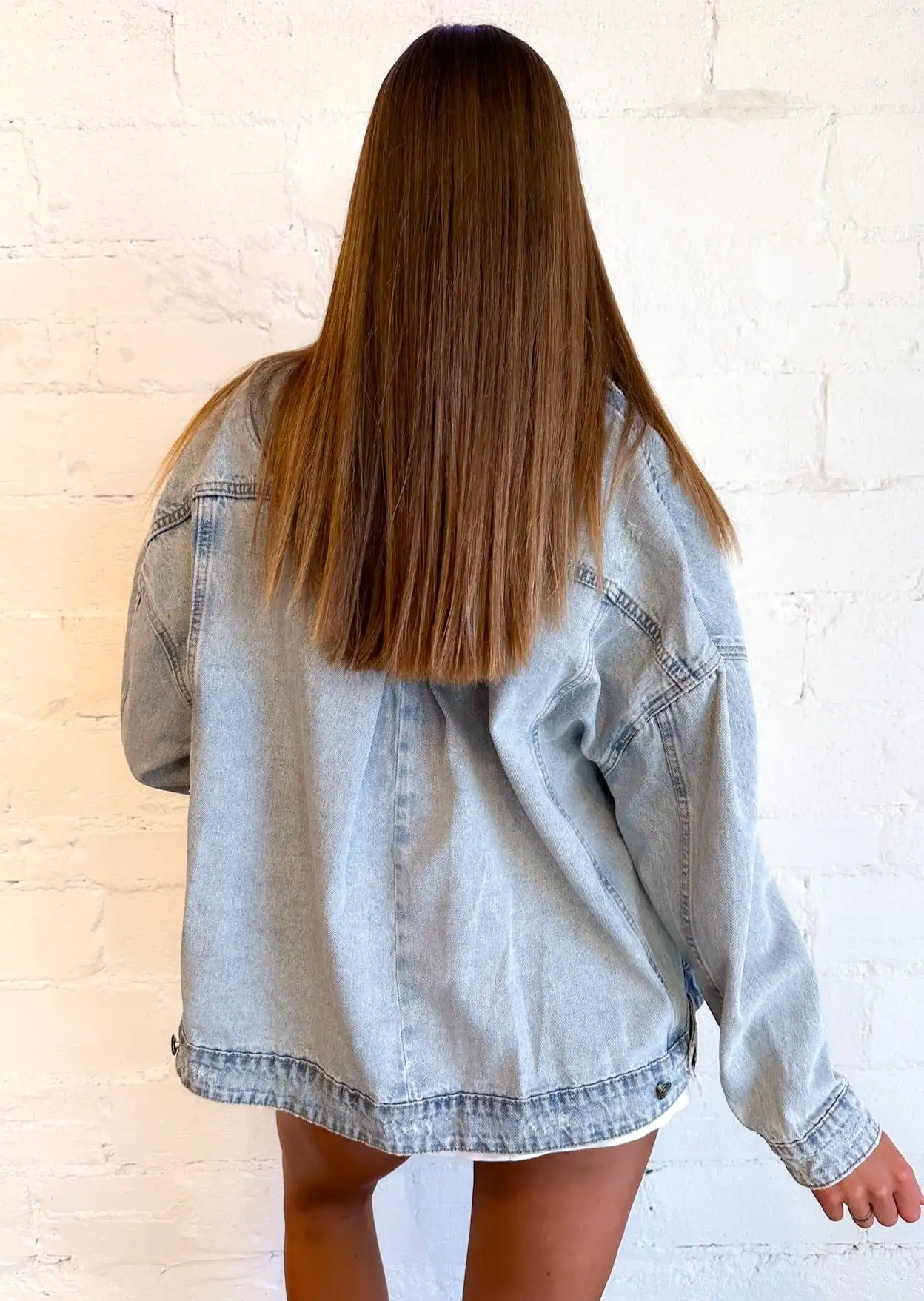 Springtime Oversize Denim Jacket