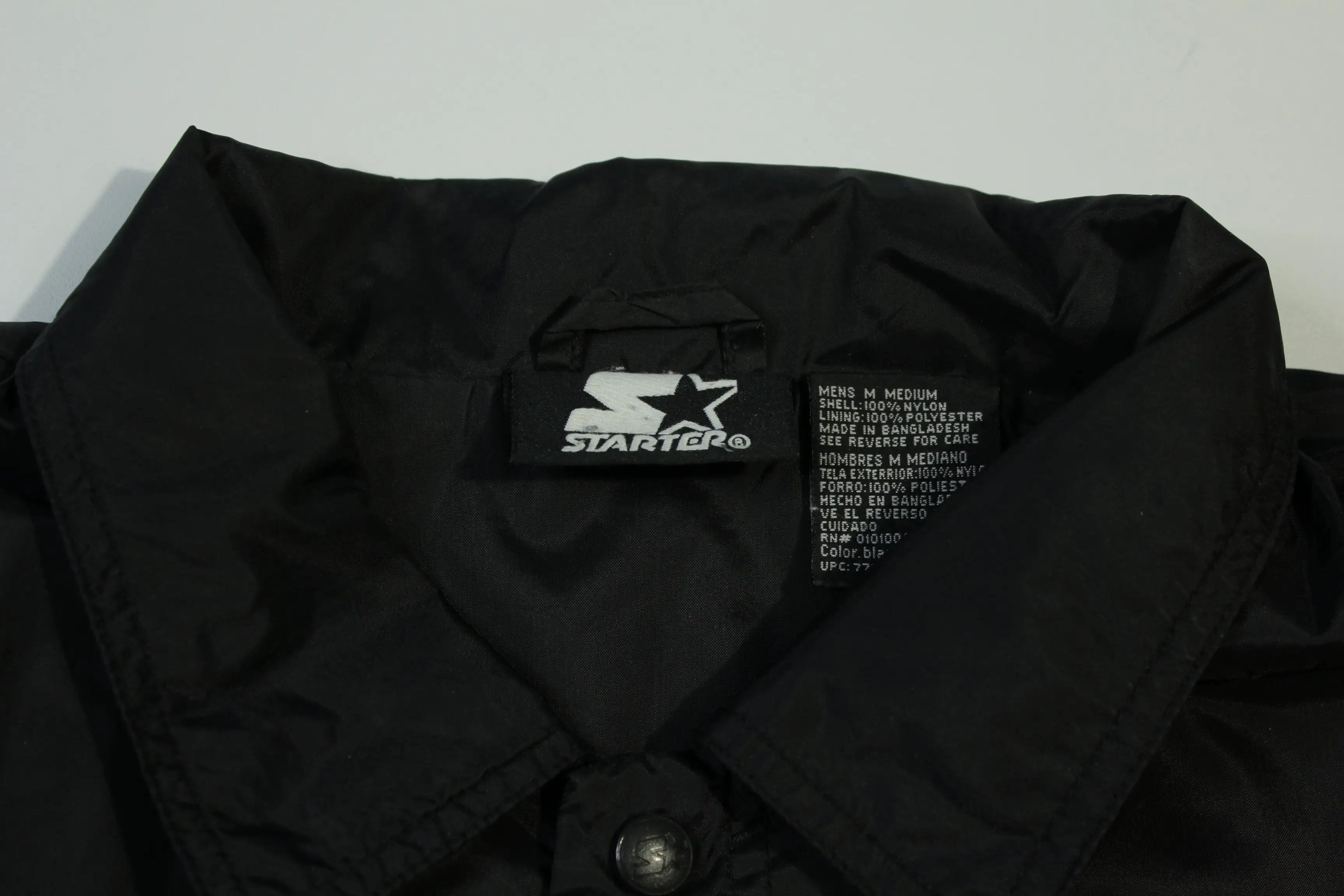 Starter Vintage 90's Black Spellout Est. 1971  Windbreaker Jacket