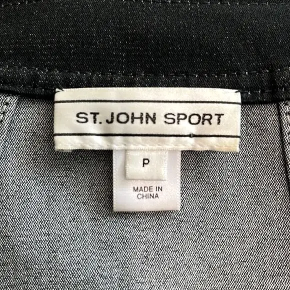 StJohnDenim High Neck Zip Jacket