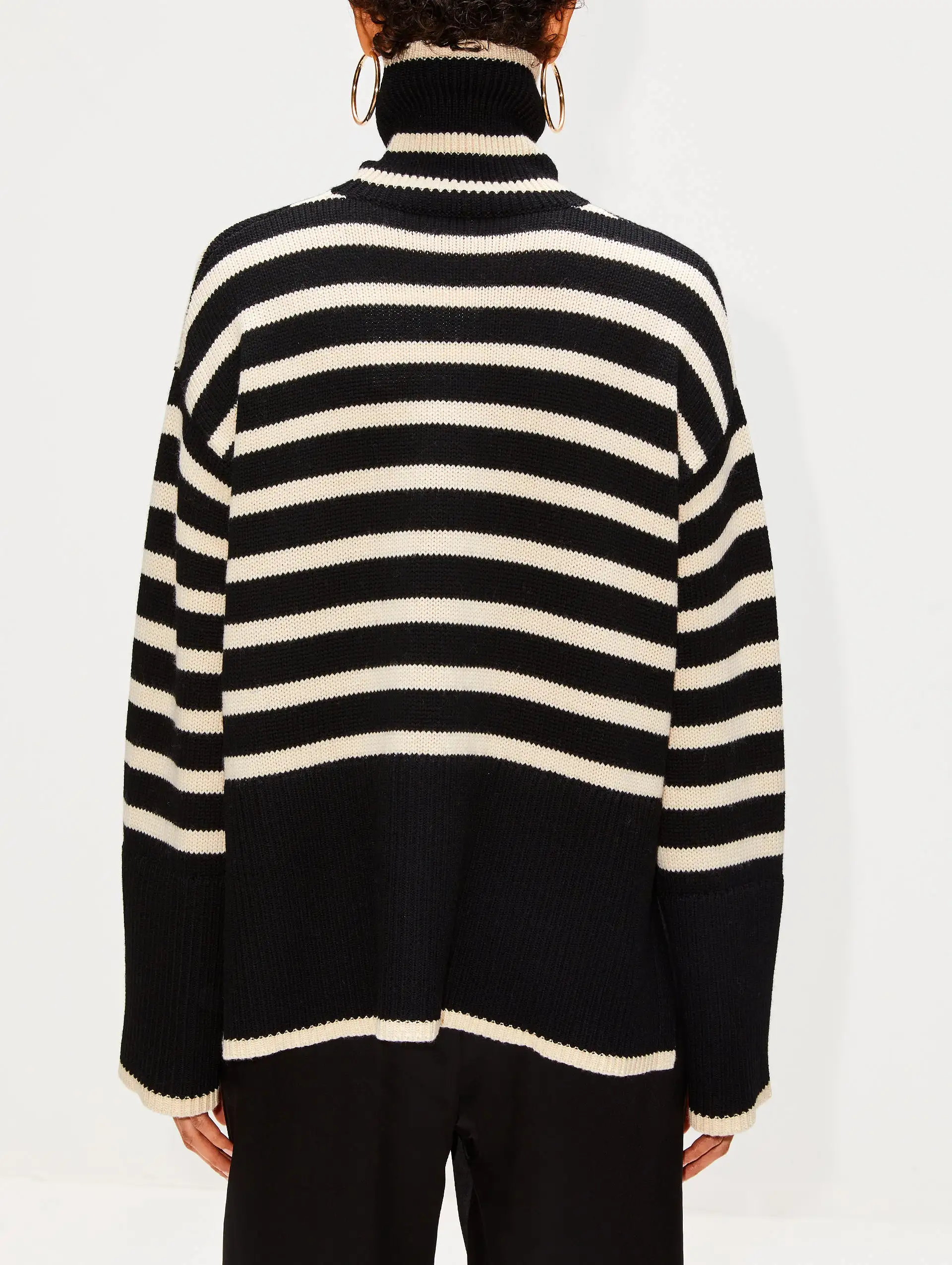 Striped Turtleneck