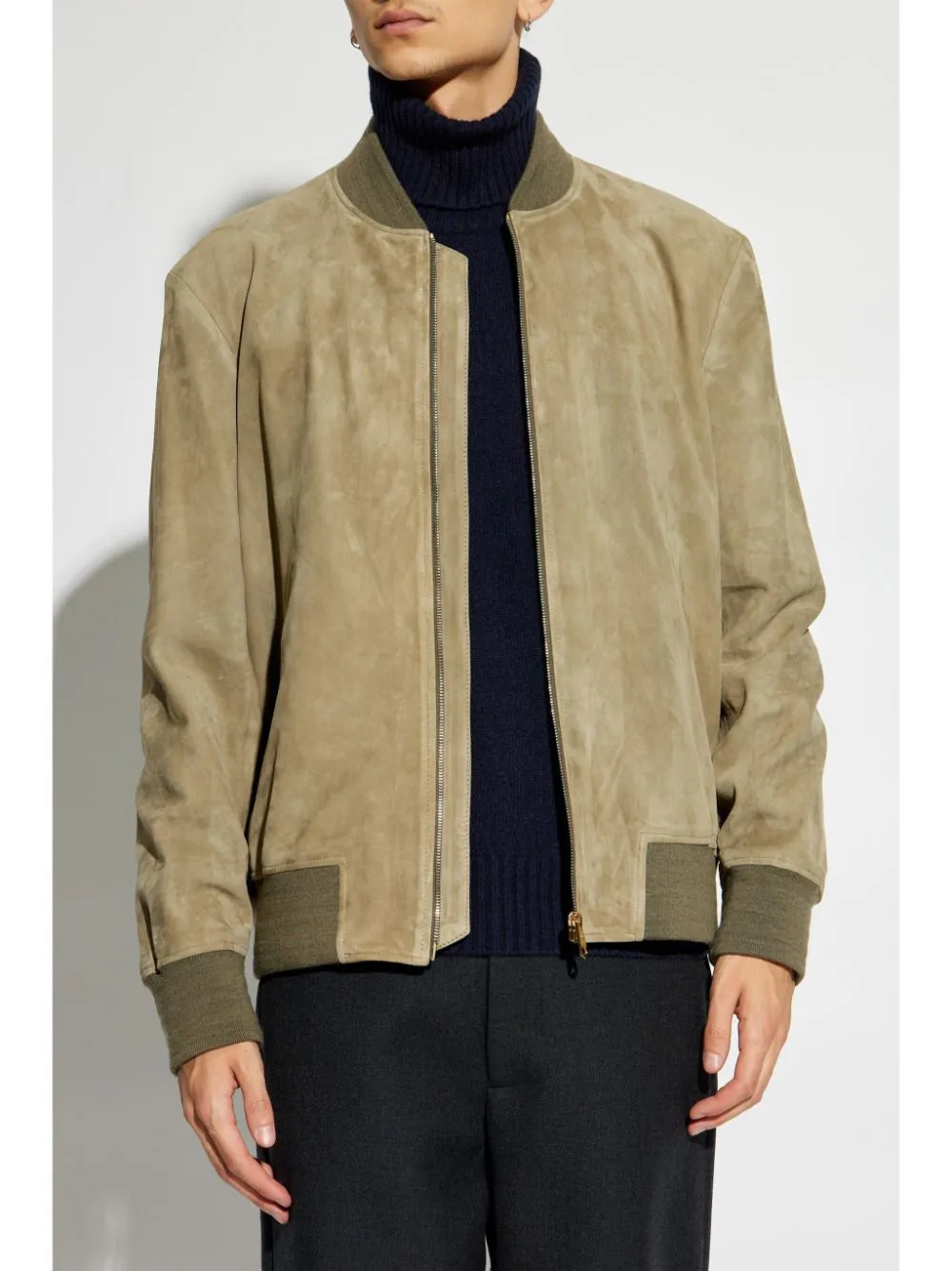 SUEDE BOMBER JACKET