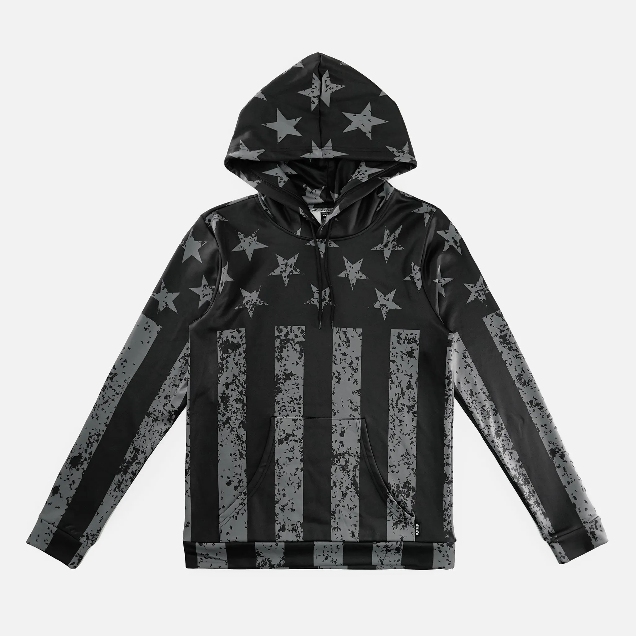 Tactical USA Flag Rust Hoodie