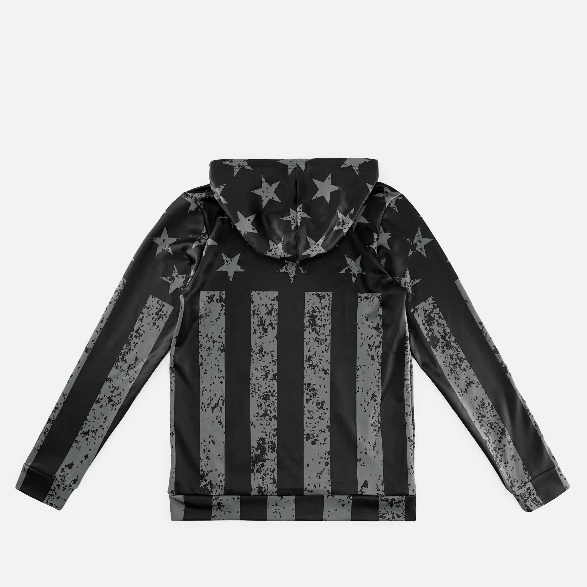 Tactical USA Flag Rust Hoodie