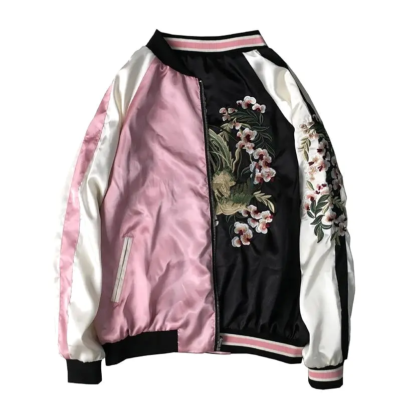 Take It Easy Floral Bomber Jacket